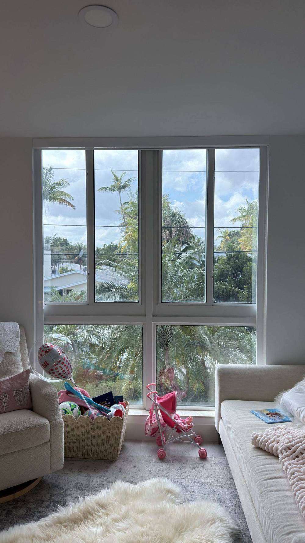 Professional window tinting on South Florida home for energy savings